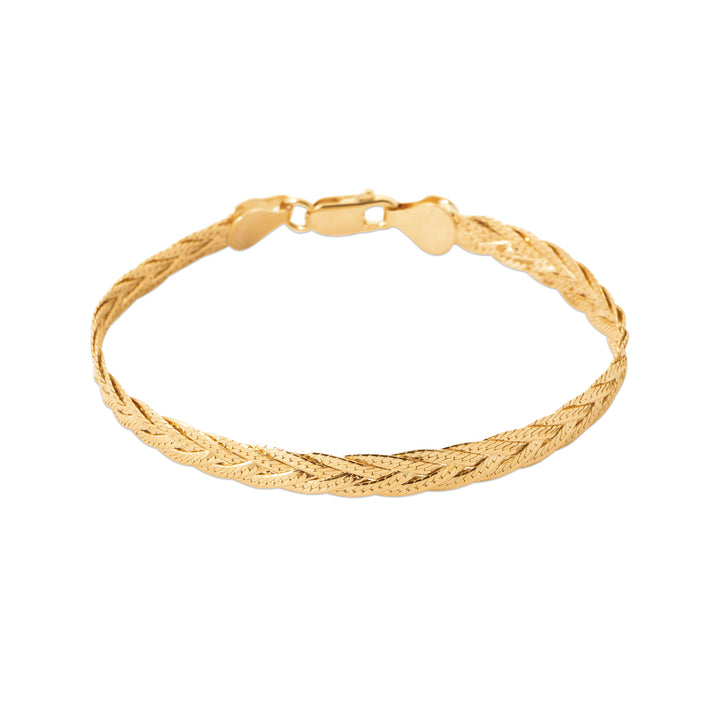 Interwoven Herringbone Bracelet Luxe