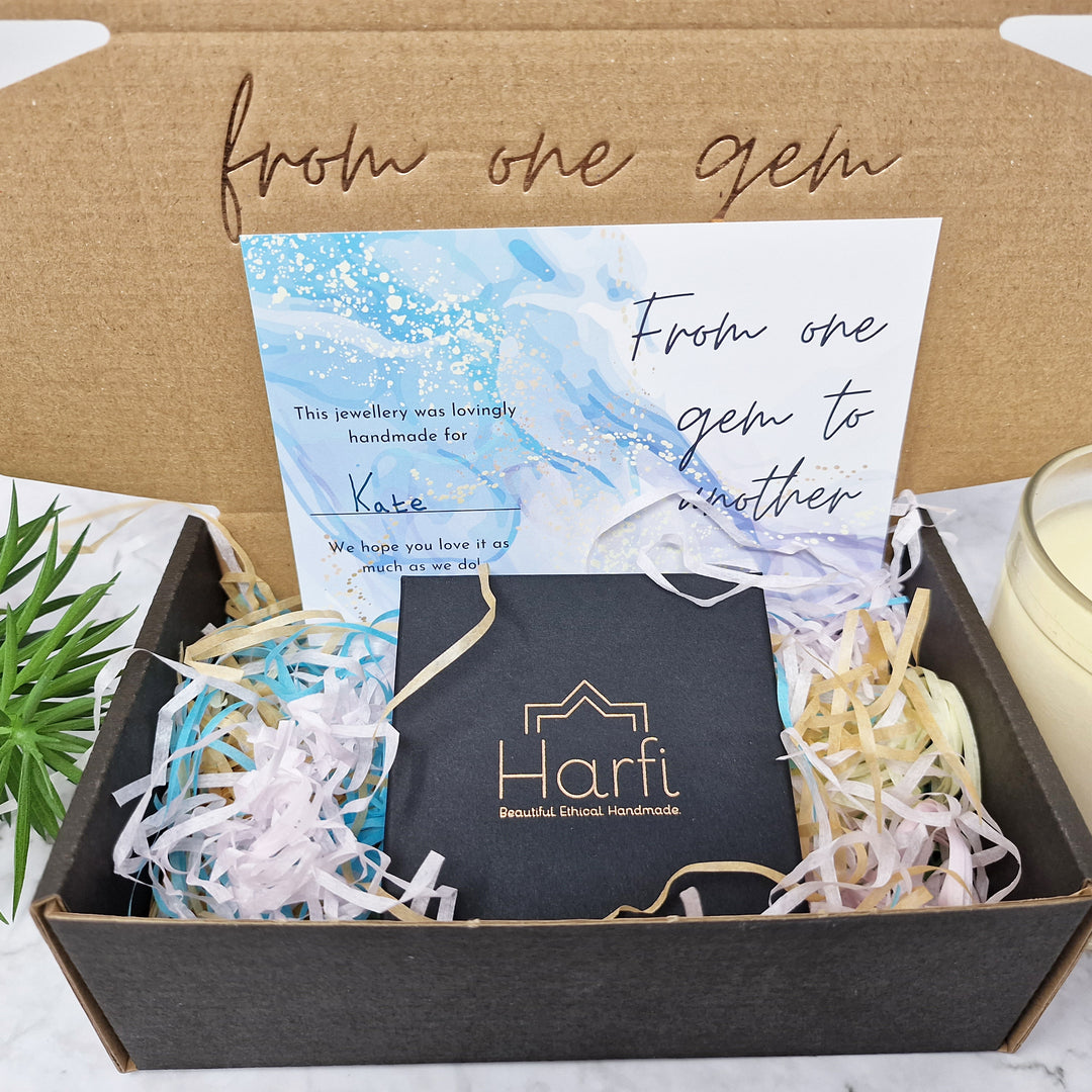 Raw Turquoise December Birthstone Gold Plated Huggies