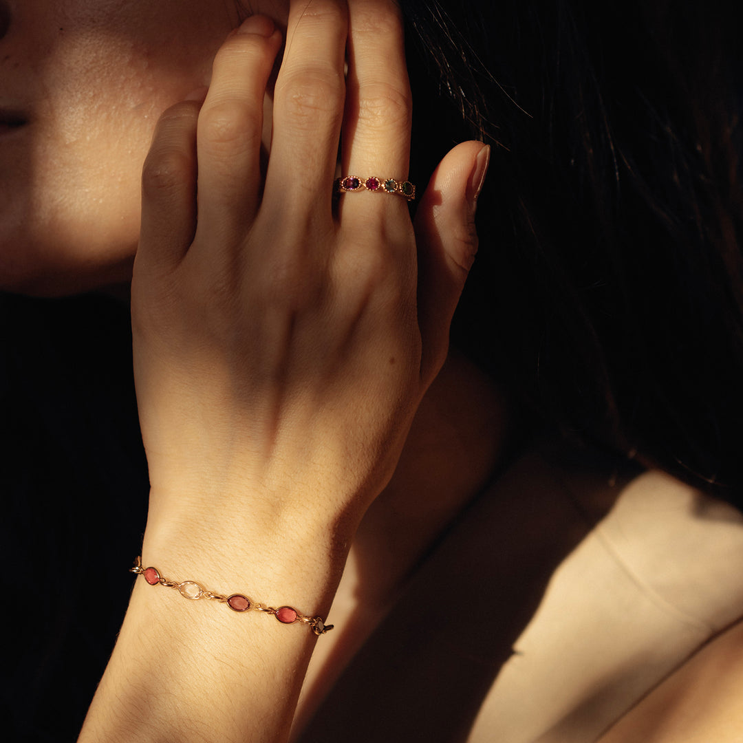 Radiant Multi Gemstone Bracelet