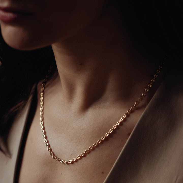 Coffee Bean Necklace Luxe