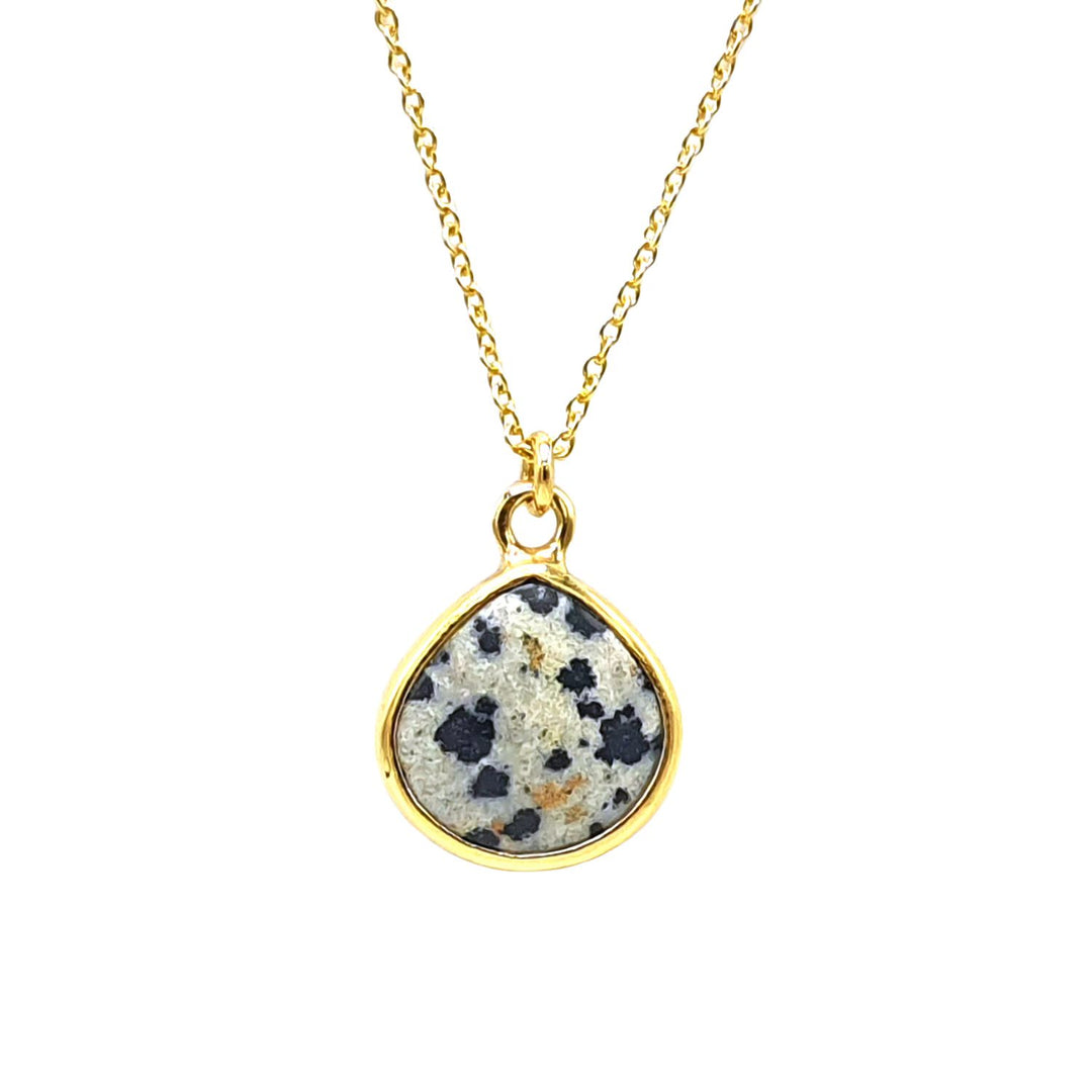 18ct Gold Vermeil Plated Dalmatian Necklace