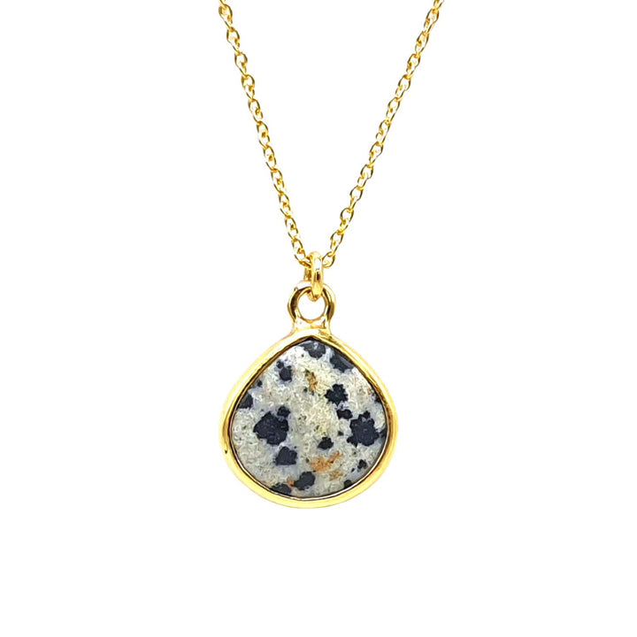 18ct Gold Vermeil Plated Dalmatian Necklace