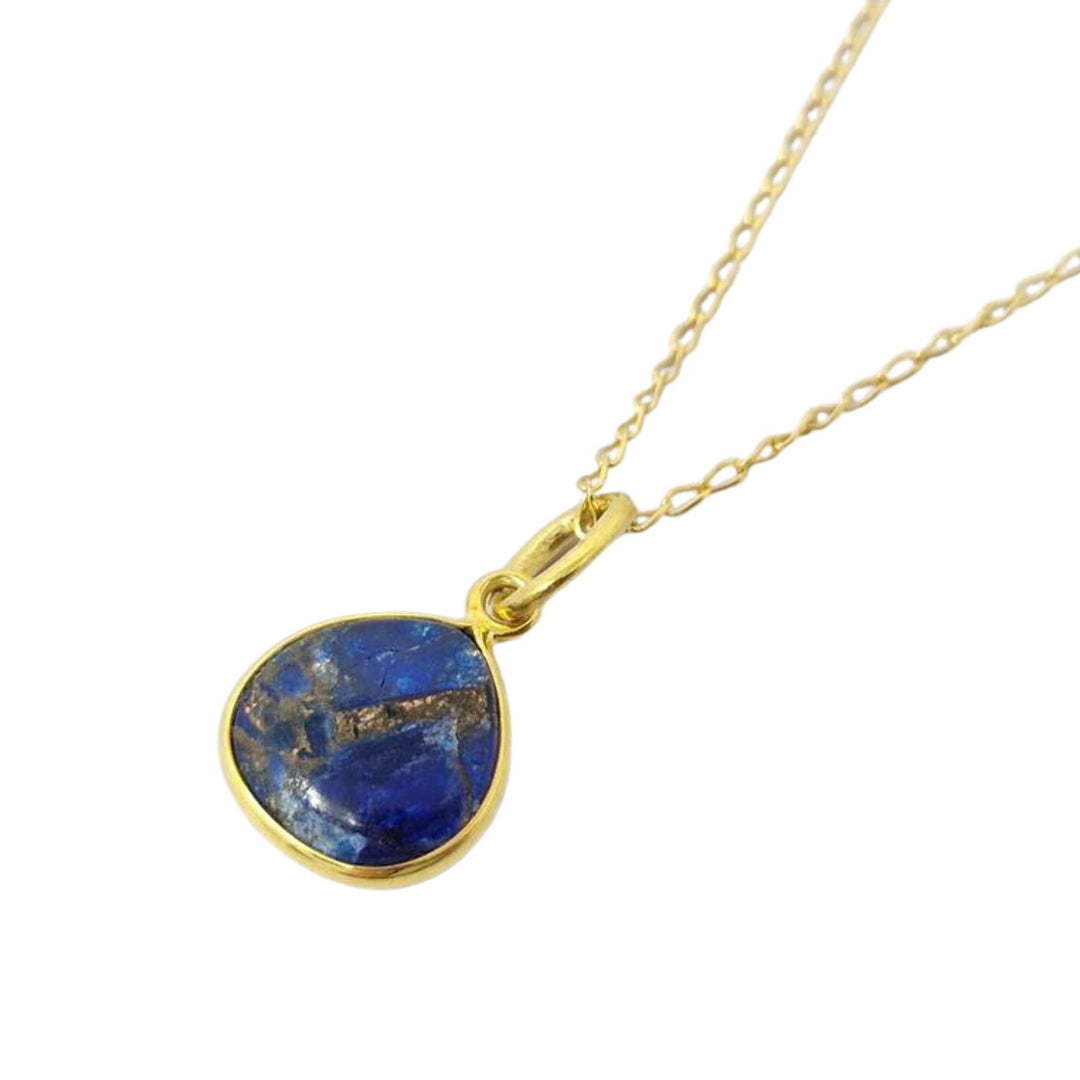 18ct Gold Vermeil Plated Sapphire September Birthstone Necklace