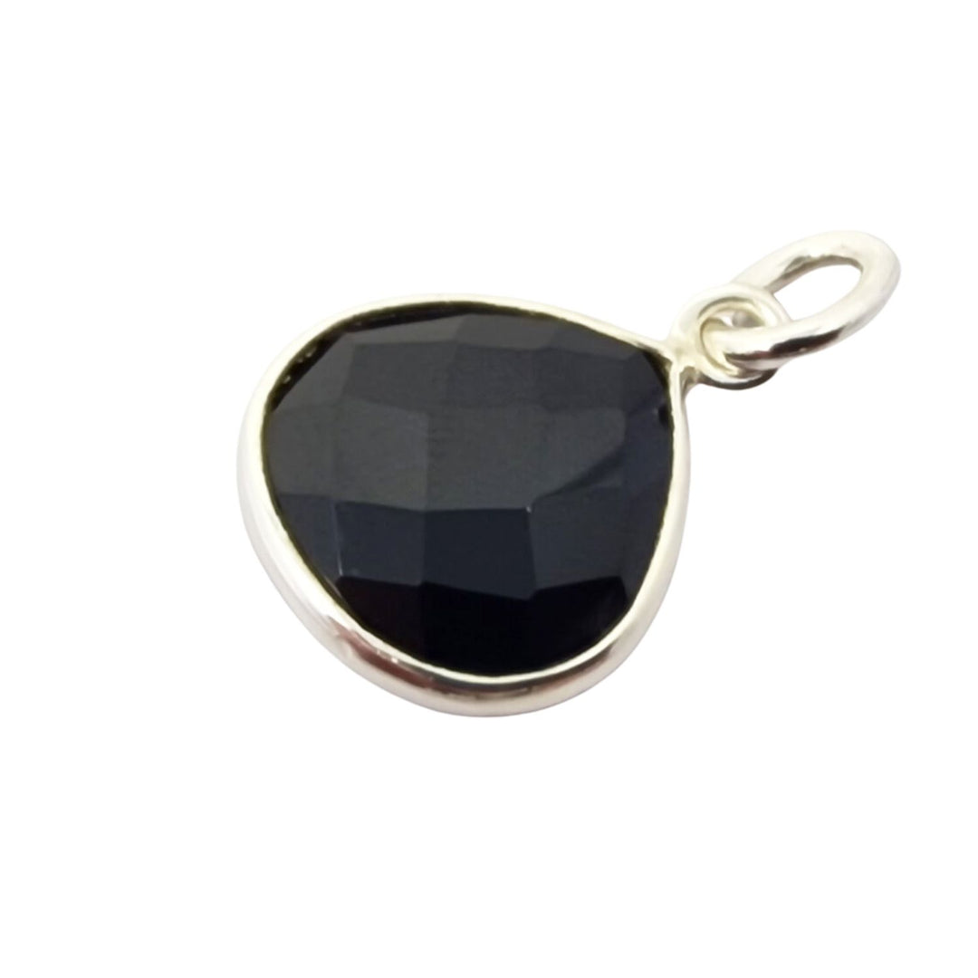 Sterling Silver Black Onyx Gemstone Pendant