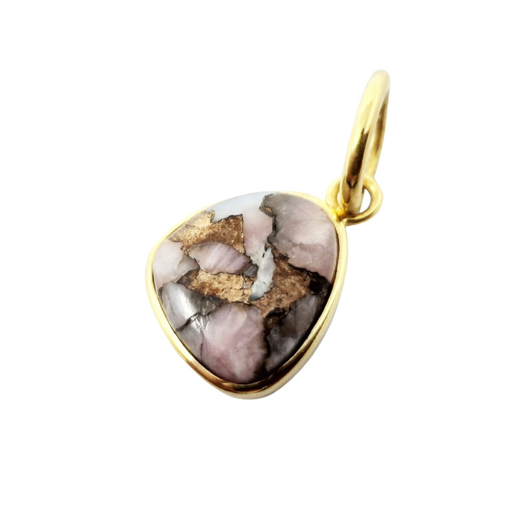18ct Gold Plated Opal October Birthstone Pendant