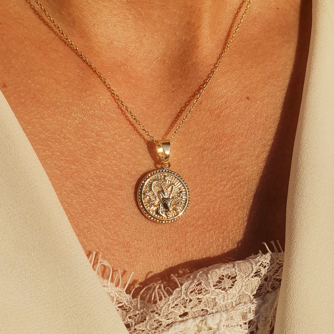18ct Gold Vermeil Plated Zodiac Necklace
