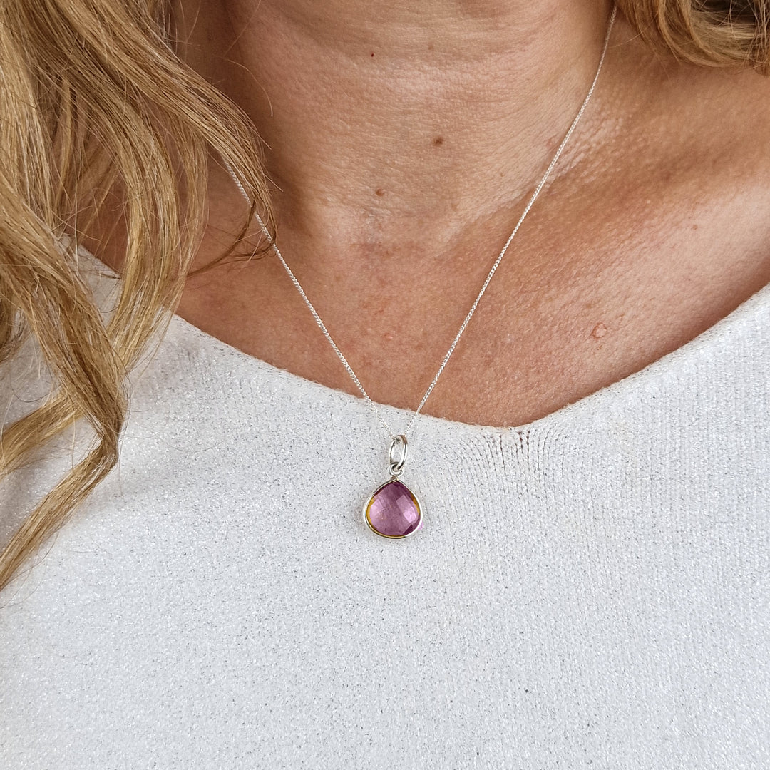 Alexandrite Colour Changing June Birthstone Necklace