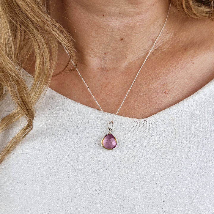 Alexandrite Colour Changing June Birthstone Necklace