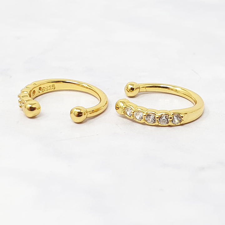 Dainty Ear Cuff Paved Conch Hoops No Piercing Required