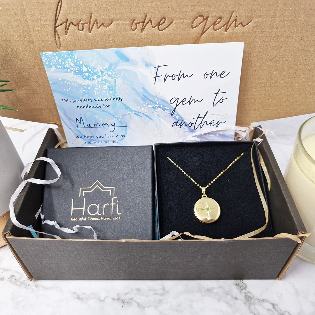 Camilla Personalised Birthstone Locket Necklace