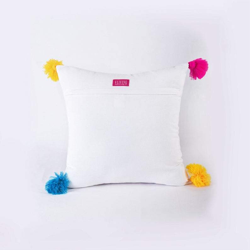 Geometric Aztec Print Pillow CaseC over
