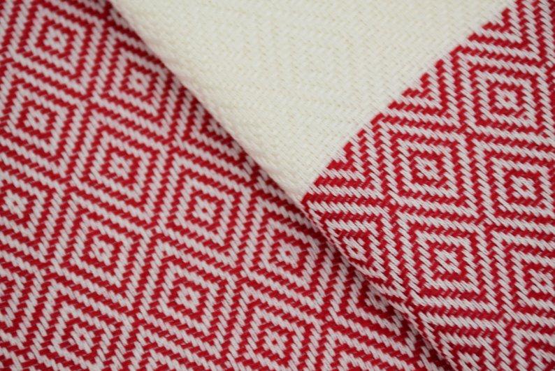 Hammam Turkish Towel Peshmetal in Red