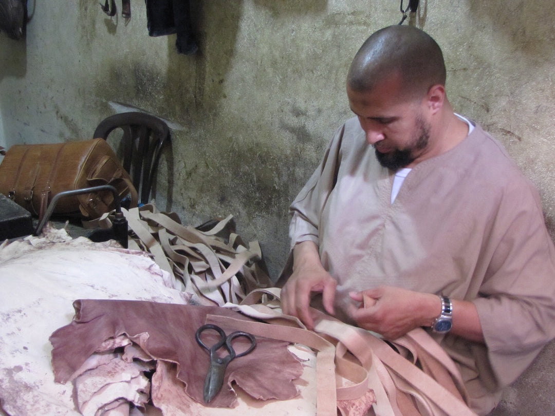 Ethical Handmade Leather Bags - Morocco. Meet Omar.