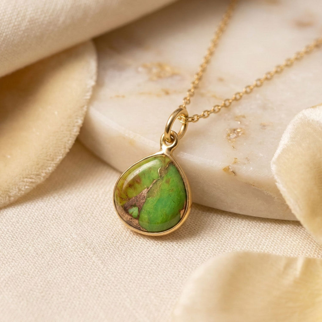 18ct Vermeil Plated Crystal Necklace