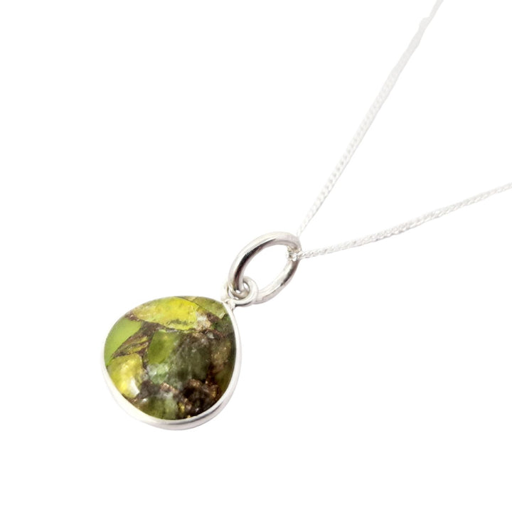 Peridot Birthstone Sterling Silver Necklace
