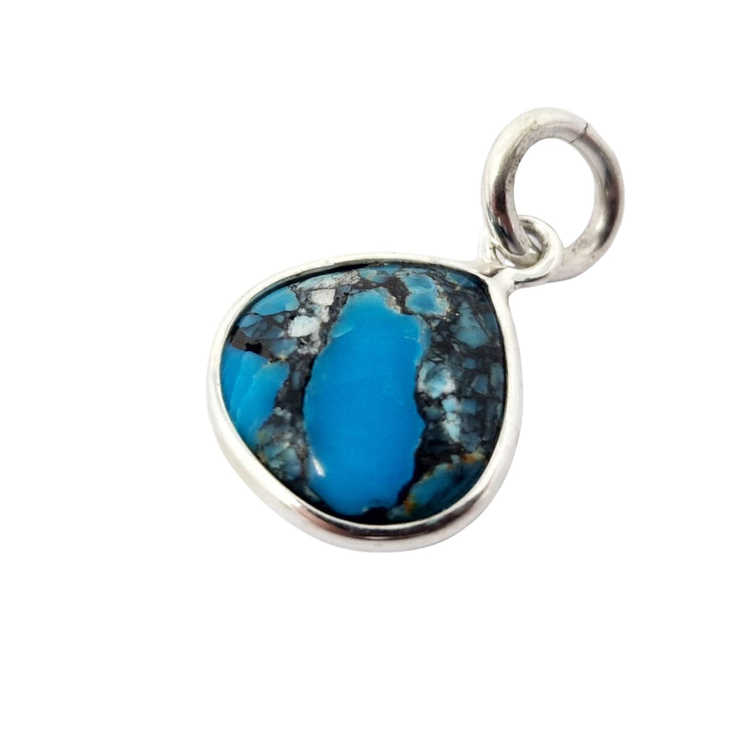 Sterling Silver Turquoise December Birthstone Pendant