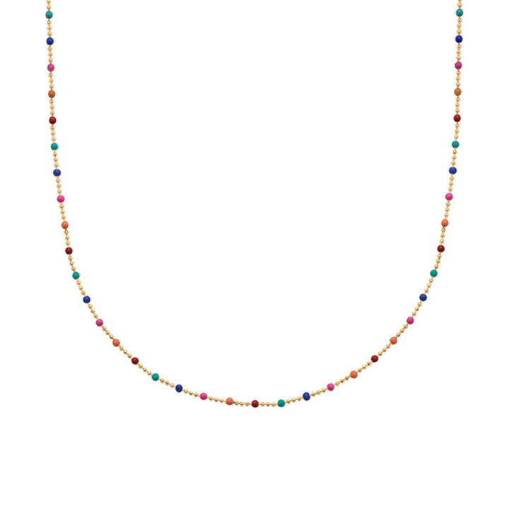 Felicia Carnival Mixed Bead Necklace