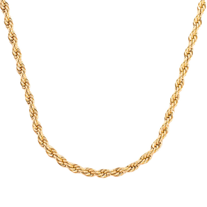 18ct Gold Vermeil Rope Chain Necklace