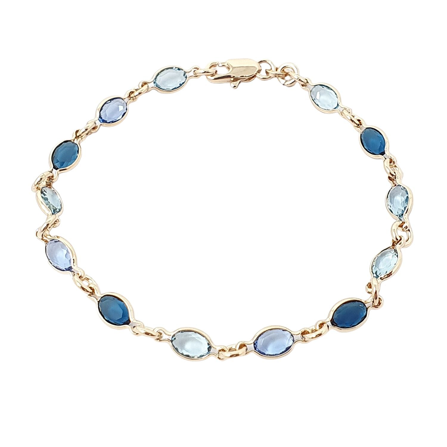 送税込【CRAFTD London】BLUE CRYSTAL GEMSTONE BRACELET (2色) 楽天市場】CRAFTD London クラフトロンドン ブレスレット BLUE