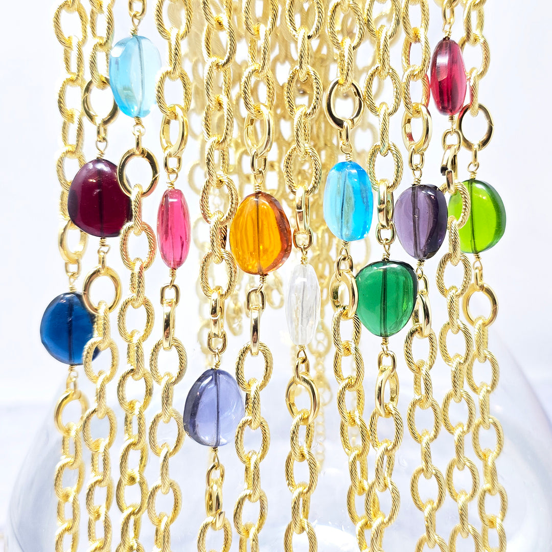 Aquamarine March Birthstone Statement Pendant Necklace