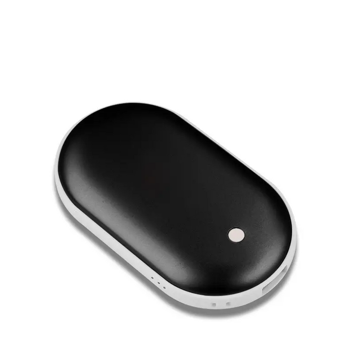 Winter Mini Hand Warmer with 2400mAh USB Rechargeable Power Black