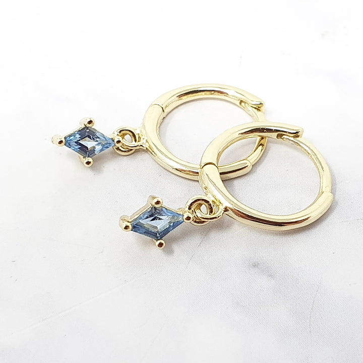 Blue Topaz December Birthstone Earrings Gift Set For Her
