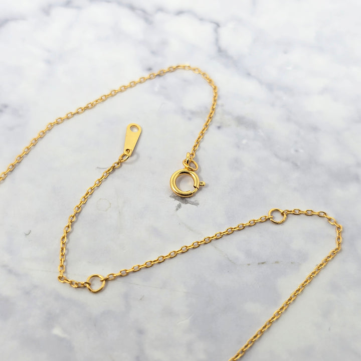 Cluster Sparkling Diamond Gemstone Gold-Plated Necklace
