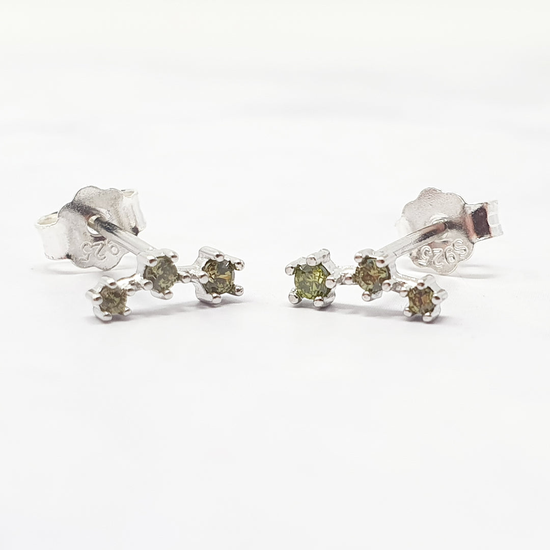 August Birthstone Peridot Earrings Gift Set For Her