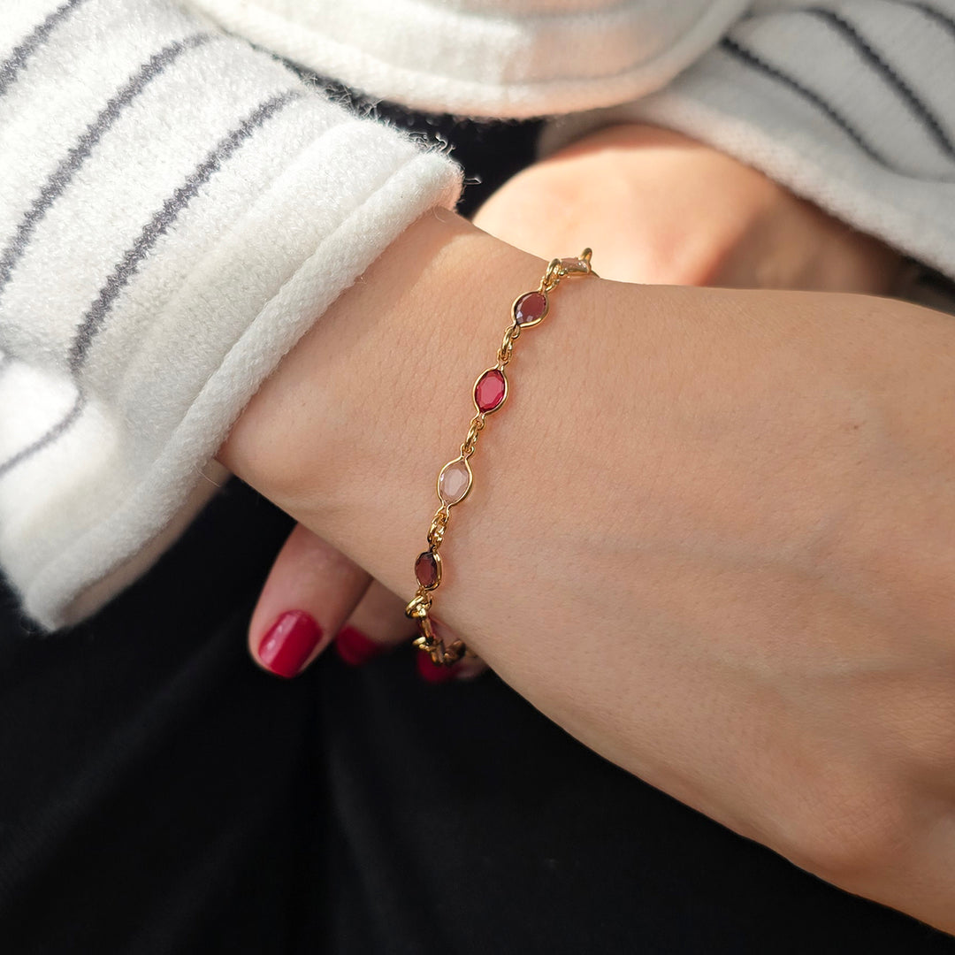 Radiant Multi Gemstone Bracelet