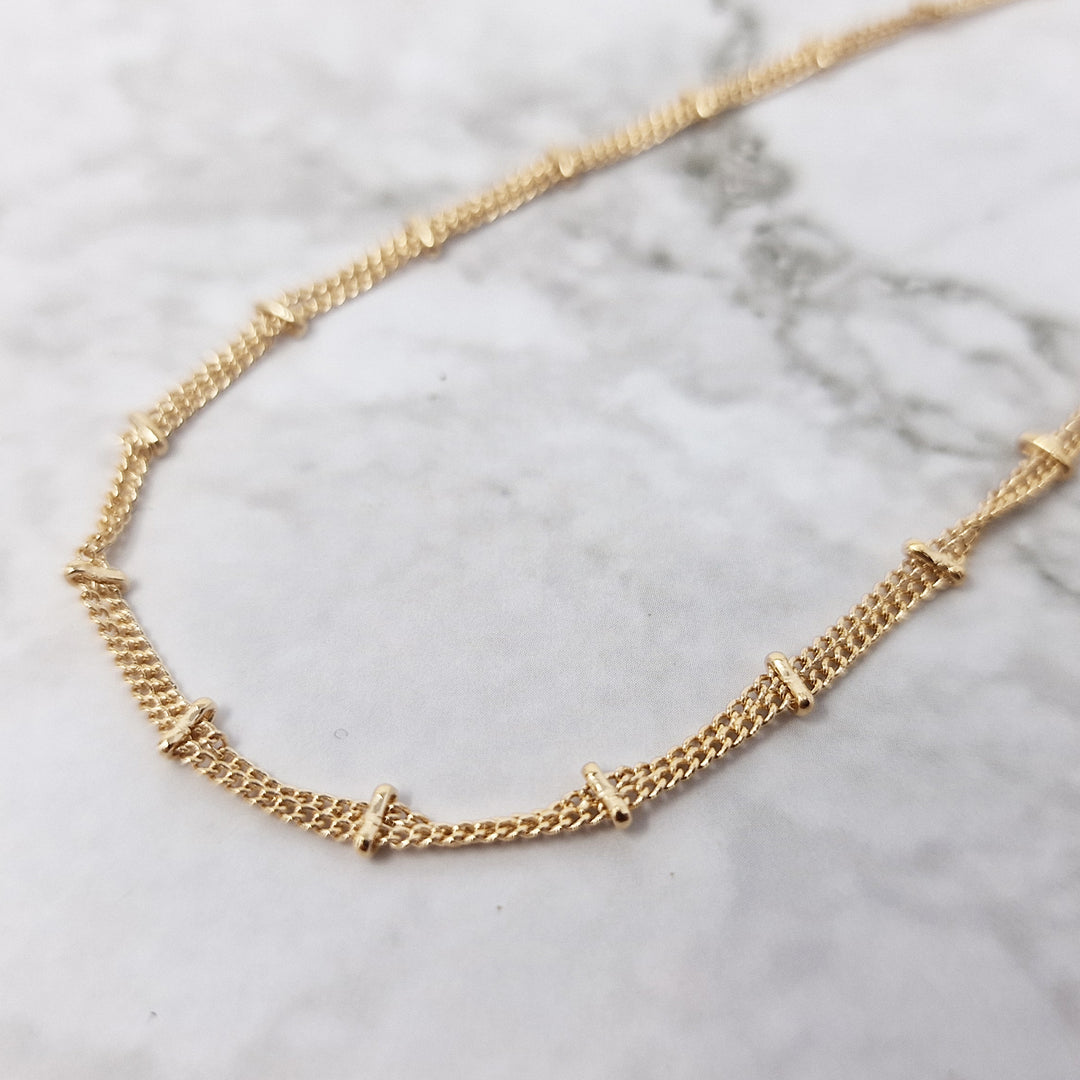 Chiara Double Chain Necklace