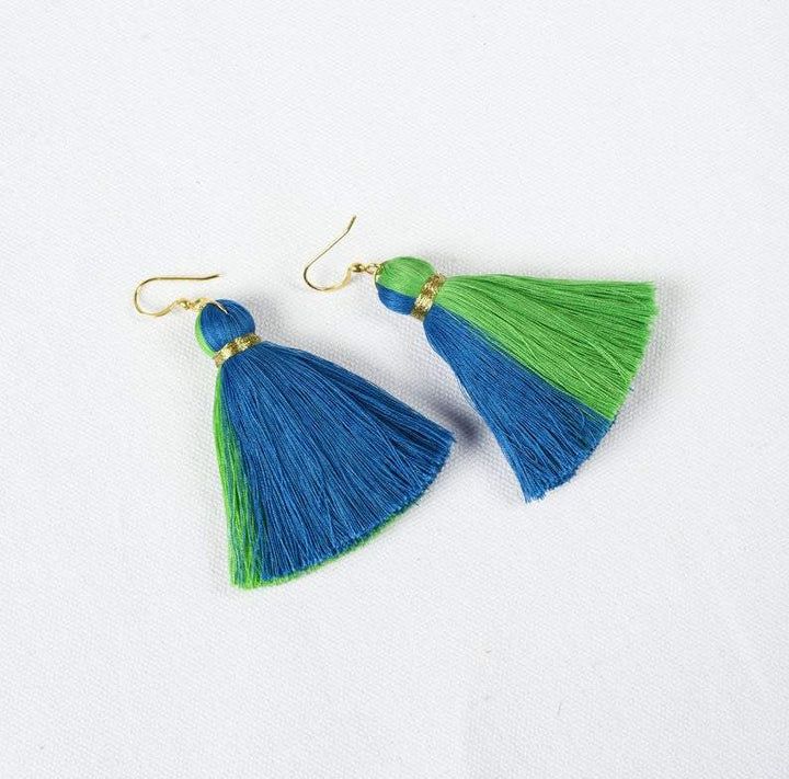 Blue and Green Adya earrings
