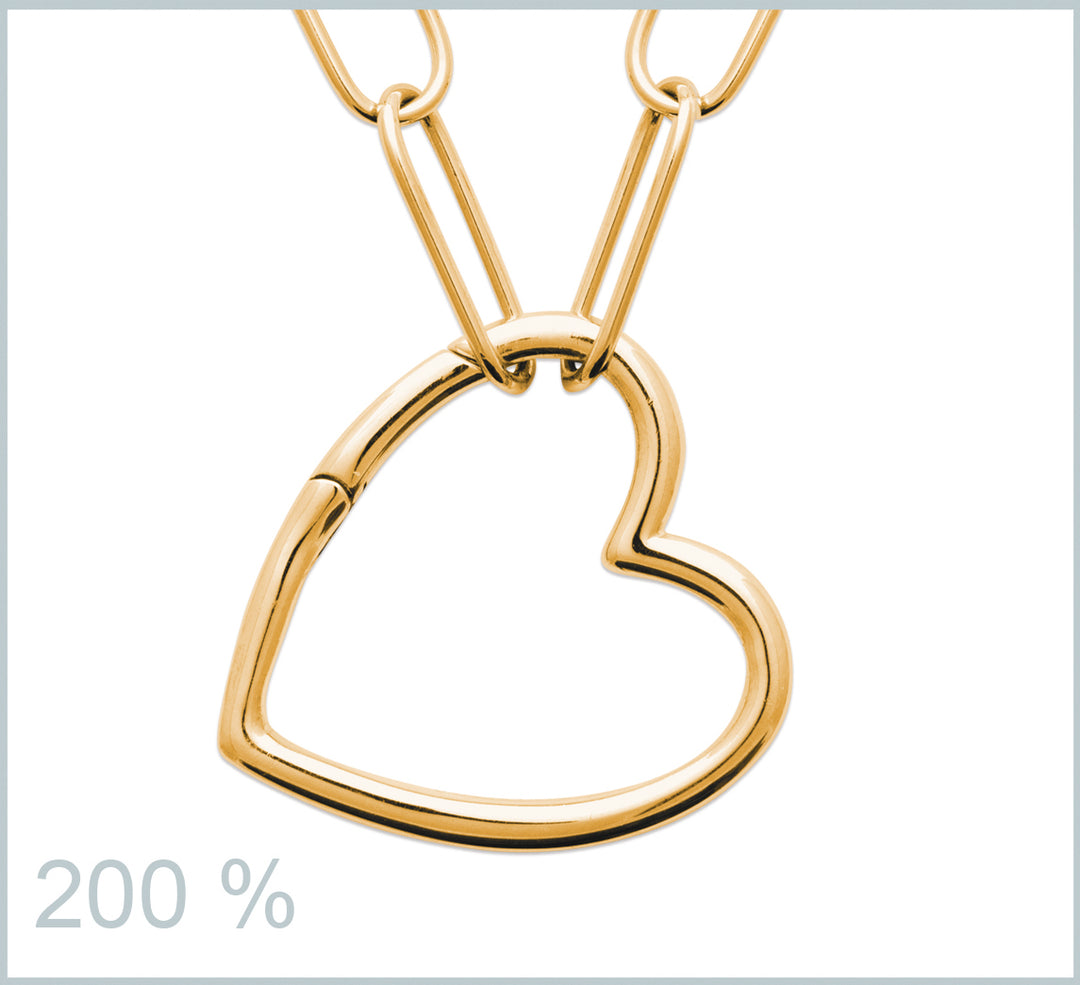 Aurora Charm Gold Necklace 