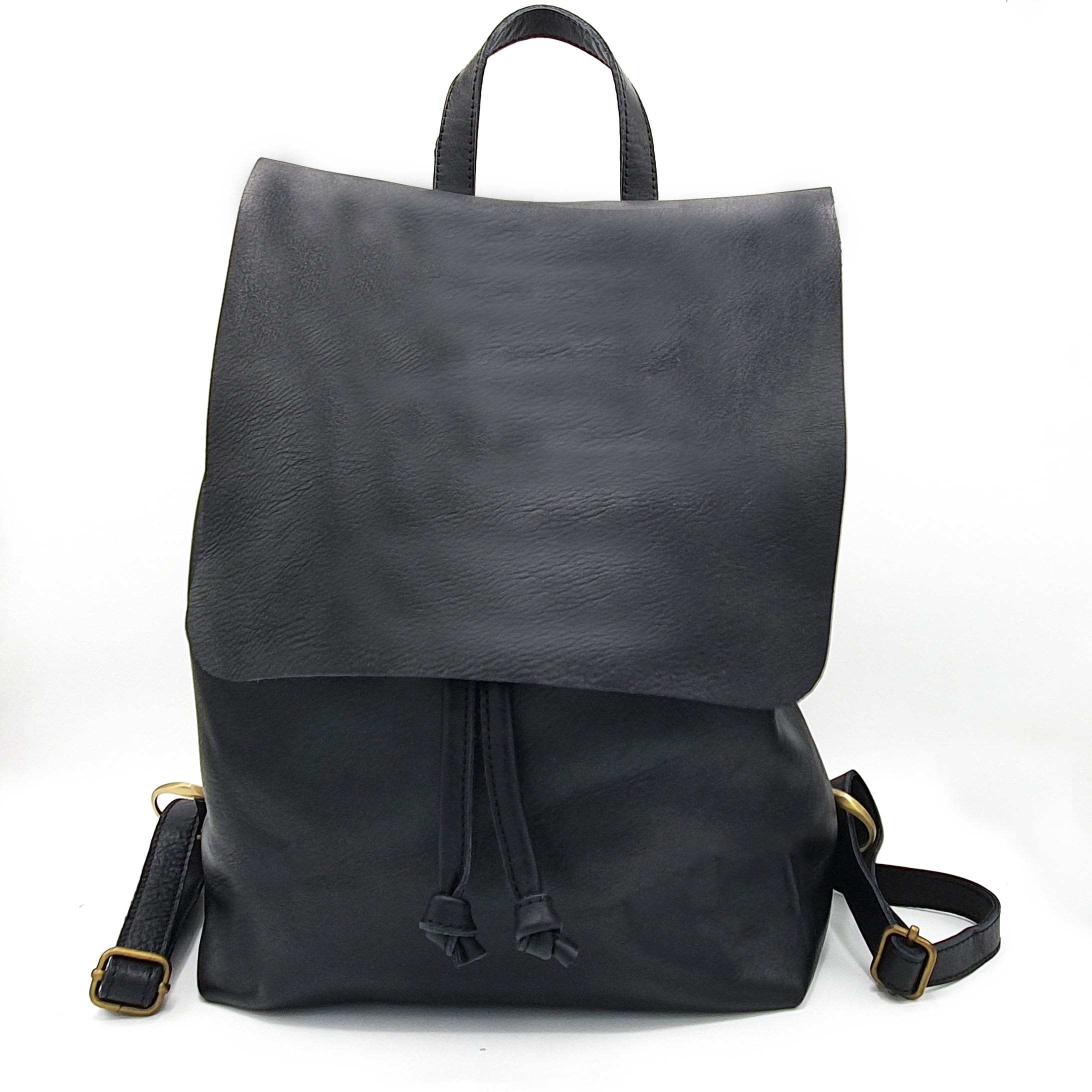 Lightweight leather clearance backpack