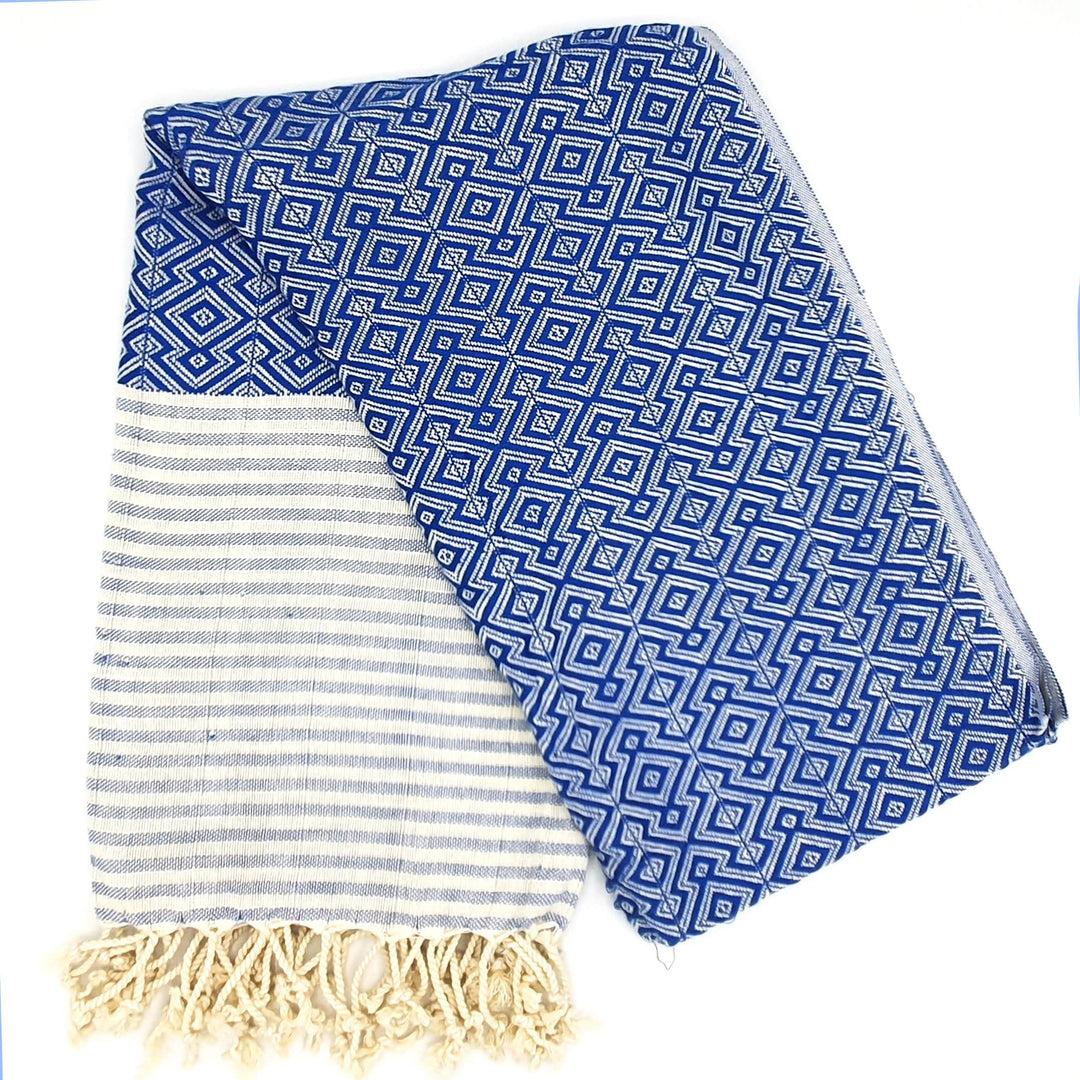Nisa Hammam Towel, Blue
