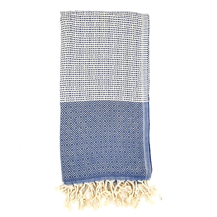 Riza Hammam Towel, Sax Blue