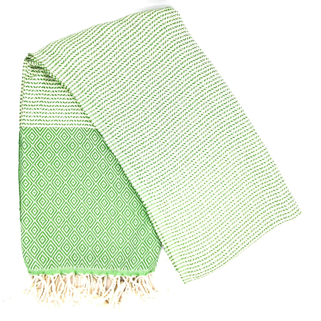 Riza Hammam Towel, Green