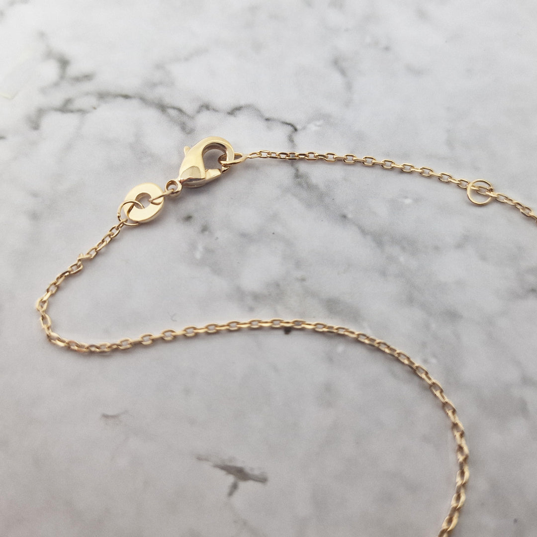 18ct Gold Vermeil Actual Handprint Necklace